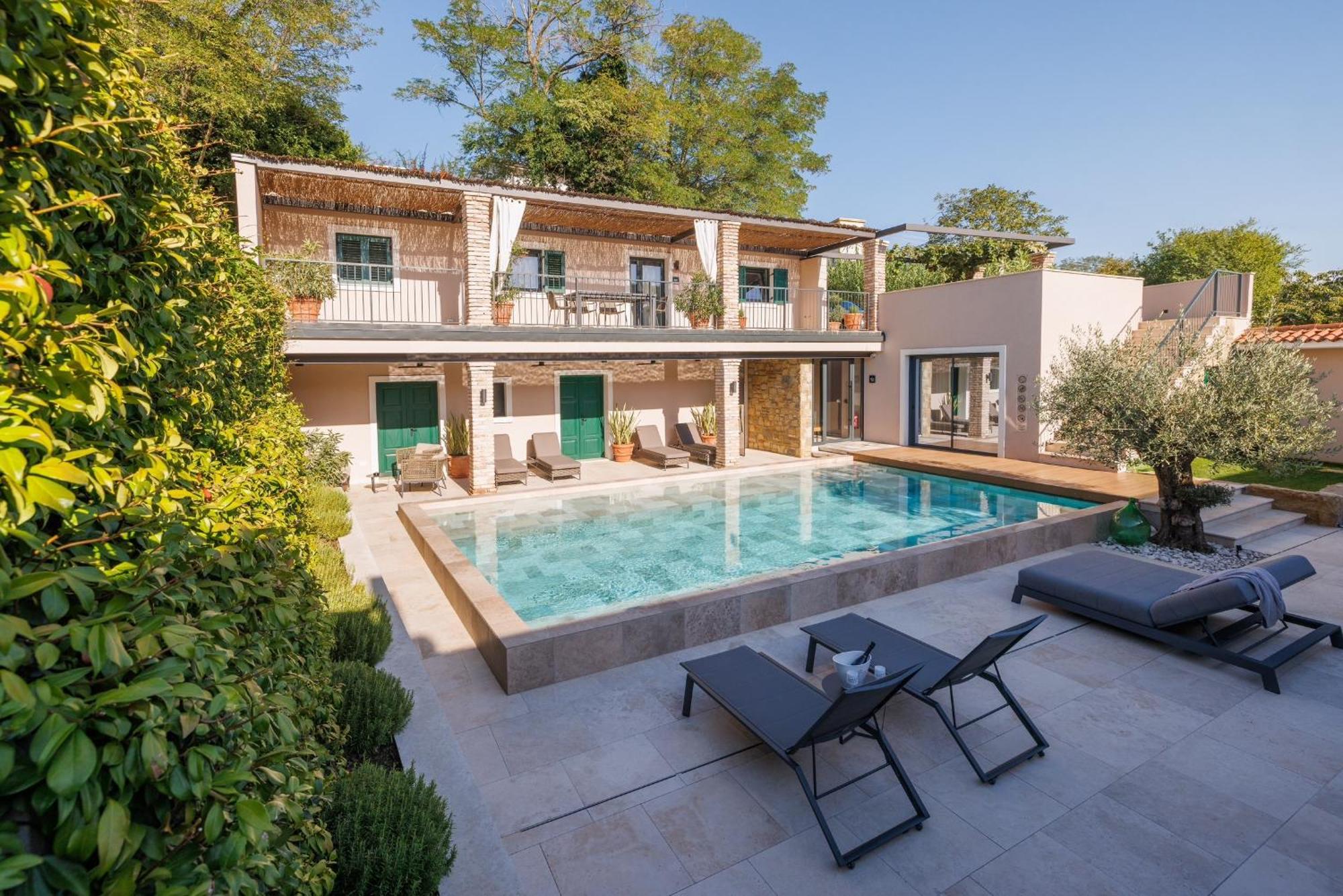 Vila Robida Rooms & Spa Črni Kal Exterior foto